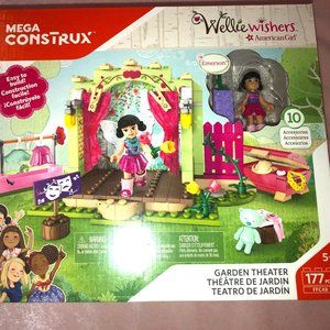 NEW American Girl Mega Construx Wellie Wishers Garden Theater